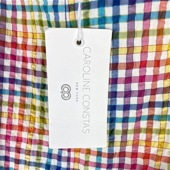 Caroline Constas Rainbow Ruffle Asymmetrical Skirt - Picture 3 of 6